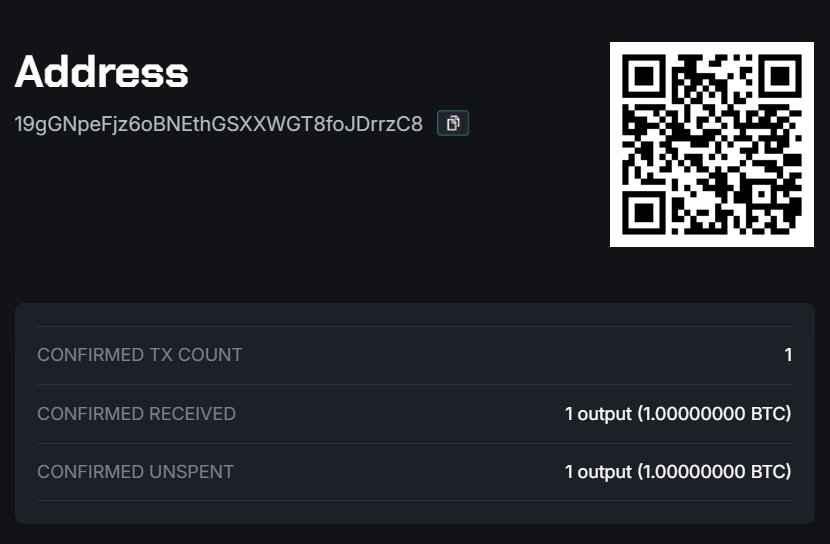 Casascius Bitcoin Analyzer Screenshot