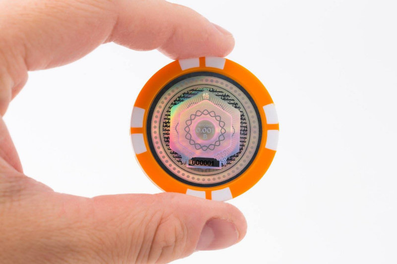 The back side of a Satori Coin