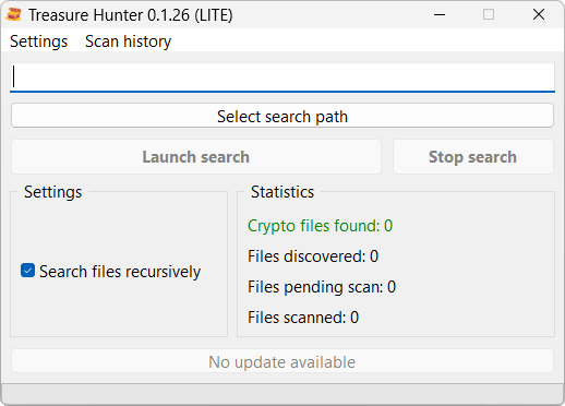 Screenshot of Treasure Hunter
